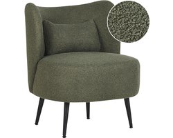 BELIANI OTSBY - Fauteuil - Donkergroen - Bouclé