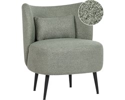 BELIANI OTSBY - Fauteuil - Lichtgroen - Bouclé