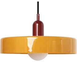 BELIANI PAALA - Hanglamp - Geel - Glas