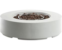 BELIANI PACAYA - Vuurkorf - Lichtgrijs - Glasvezelbeton