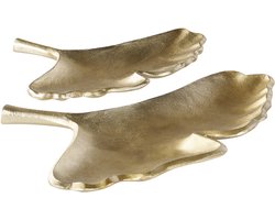 BELIANI PALENQUE - Decoratieve schaal - Goud - Aluminium