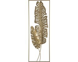 Beliani PALLADIUM - Wanddecoratie - Goud - Metaal