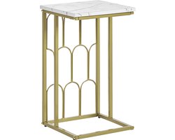 BELIANI PANDALE - Bijzettafel - Wit - IJzer