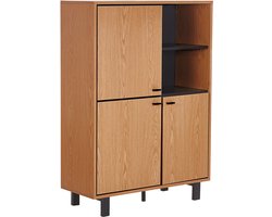Beliani PARAMOUNT - Sideboard - Lichte houtkleur - Spaanplaat