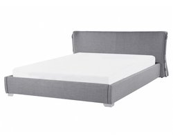 BELIANI PARIS - Waterbed - Grijs - 160 x 200 cm - Polyester