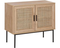 Beliani PASCO - Sideboard - Lichte houtkleur - Spaanplaat