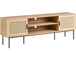 BELIANI PASCO - TV-meubel - Lichtbruin - 180 cm - Vezelplaat