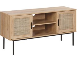 BELIANI PASCO - TV-meubel - Lichte houtkleur - Vezelplaat