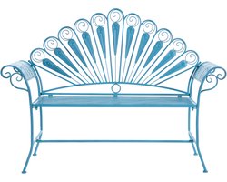 BELIANI PAVIA - Tuinbank - Blauw - IJzer