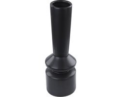 BELIANI PEANIA - Bloemenvaas - Zwart - Dolomiet