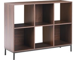 BELIANI PEMBERTON - Boekenkast - Donkerbruin - MDF