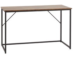 BELIANI PEMBRO - Bureau - Donkere houtkleur - Vezelplaat