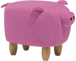 BELIANI PIGGY - Hocker - Roze - Polyester