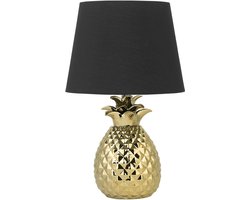 BELIANI PINEAPPLE - Kinderlamp - Zwart - Keramiek