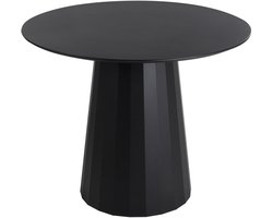 BELIANI PLATO - Ronde eettafel - Zwart - 100 cm - MDF
