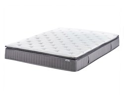 BELIANI PLEASANT - Pocketveringmatras medium - Wit - 140x200 cm - Traagschuim