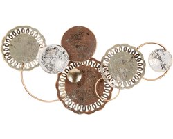 BELIANI PLUTONIUM - Wanddecoratie - Meerkleurig - Metaal