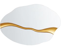 BELIANI POIVRES - Wandspiegel - Goud - 60 x 90 cm - Glas