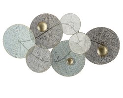 Beliani POLONIUM - Wanddecoratie - Multicolor - Metaal
