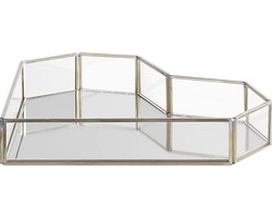Beliani PONTIVY - Dienblad - Transparant - Glas
