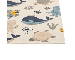 BELIANI PORSEA - Vloerkleed - Multicolor - Katoen