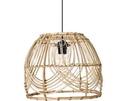 BELIANI POSTRERO - Hanglamp - Naturel - Rotan