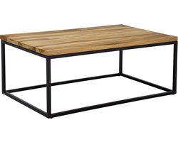 BELIANI PROVO - Salontafel - Lichte houtkleur - Teakhout