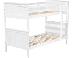 Beliani Radon - Stapelbed - Wit - Hout