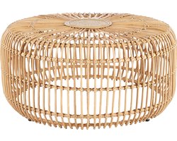 Beliani RANDAZZO - Salontafel - Beige - Rotan
