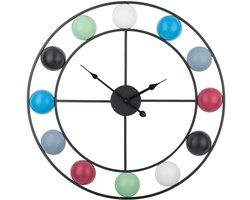 BELIANI REIDEN - Wandklok - Multicolor - IJzer