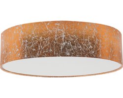 BELIANI RENA - Plafondlamp - Koper - Polykatoen