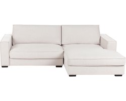 BELIANI RENDERS - Hoekbank - Lichtbeige - Linkszijdig - Polyester