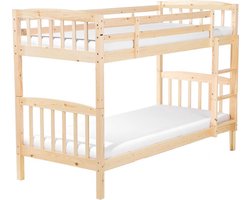 Beliani Revin - Stapelbed - Licht houtkleur - Hout