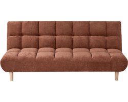 BELIANI RISOR - Slaapbank - Goudbruin - Polyester