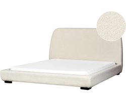BELIANI ROISEL - Waterbed - Lichtbeige - 160 x 200 cm - Bouclé