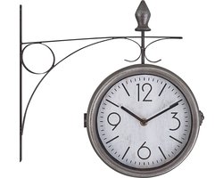 Beliani ROMONT - Wandklok - Zilver - IJzer