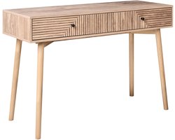BELIANI RONGE - Consoletafel - Lichtbruin - MDF