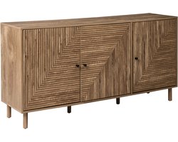 BELIANI RONGE - Dressoir - Lichtbruin- MDF