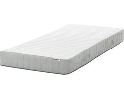BELIANI ROOMY - Pocketveringmatras stevig - Wit - 90 x 200 cm - Pocketveren