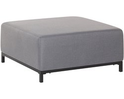 BELIANI ROVIGO - Ottomaan - Grijs - Polyester