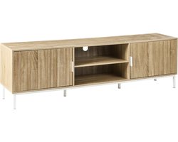 BELIANI ROYALLA - TV-meubel - Lichtbruin - MDF