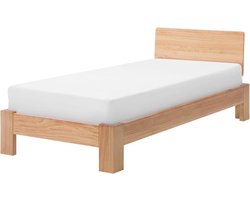 Beliani ROYAN - Eenpersoonsbed - Lichte houtkleur - Dennenhout