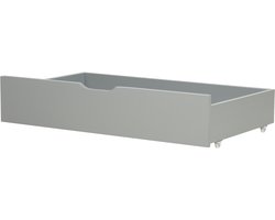 BELIANI RUMILLY - Bedlade set van 2 - Grijs - Dennenhout