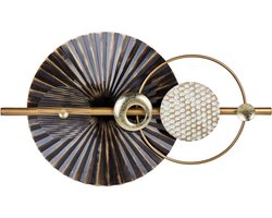 BELIANI RUTHENIUM - Wanddecoratie - Zwart - IJzer