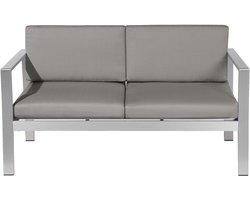 BELIANI SALERNO - Tuinbank - Donkergrijs - Aluminium