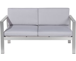 BELIANI SALERNO - Tuinbank - Lichtgrijs - Aluminium