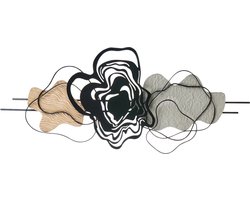 BELIANI SALLINS - Wanddecoratie - Zwart - IJzer