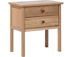 BELIANI SALTON - Nachtkastje - Lichte houtkleur - Sassafras