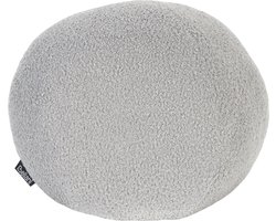 BELIANI SALVIA - Sierkussen - Grijs - 30 x 30 cm - Bouclé