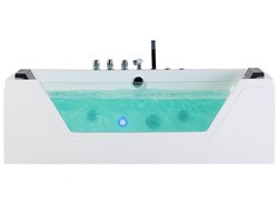 BELIANI SAMANA - Whirlpool - Wit - 76 x 162 cm - Acryl